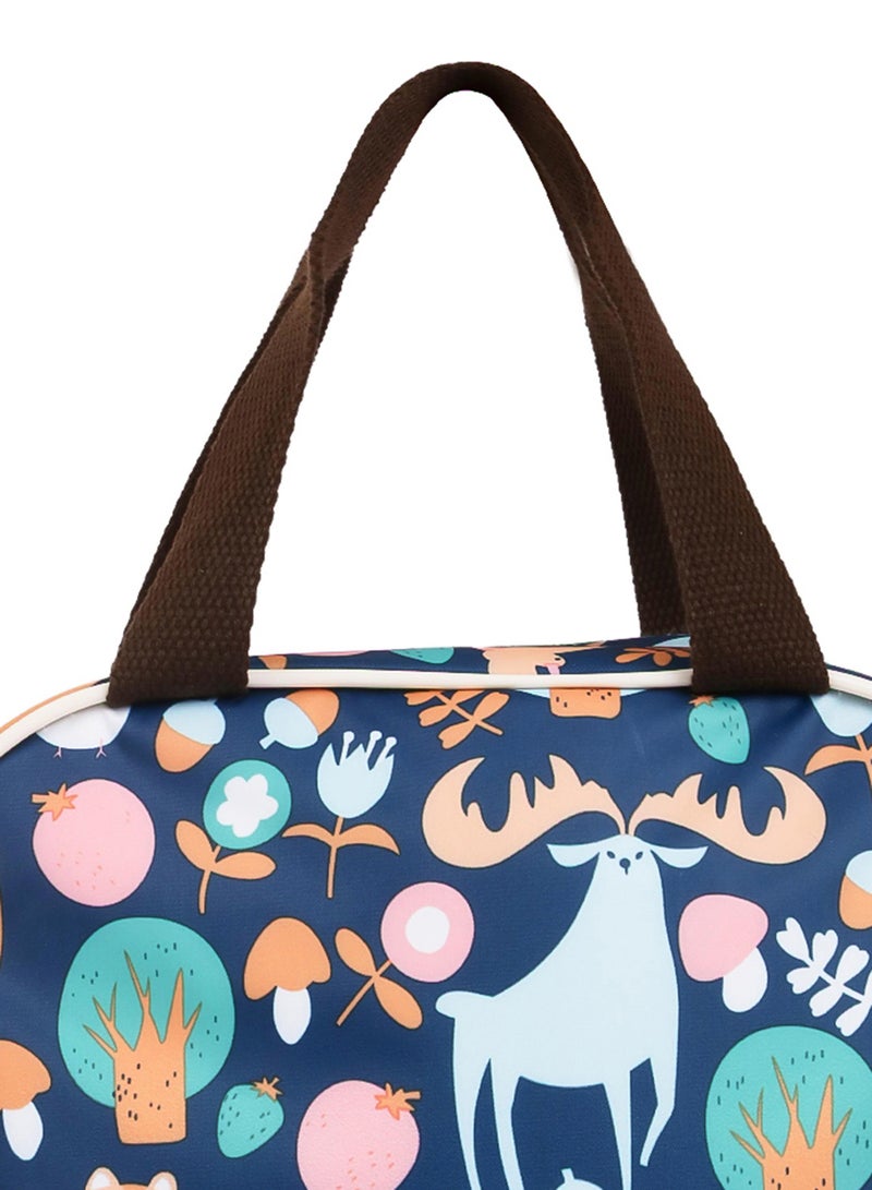 Eazy Kids حقيبة غداء باندا مع مادة متينة ومريحة - زرقاء - Image 3