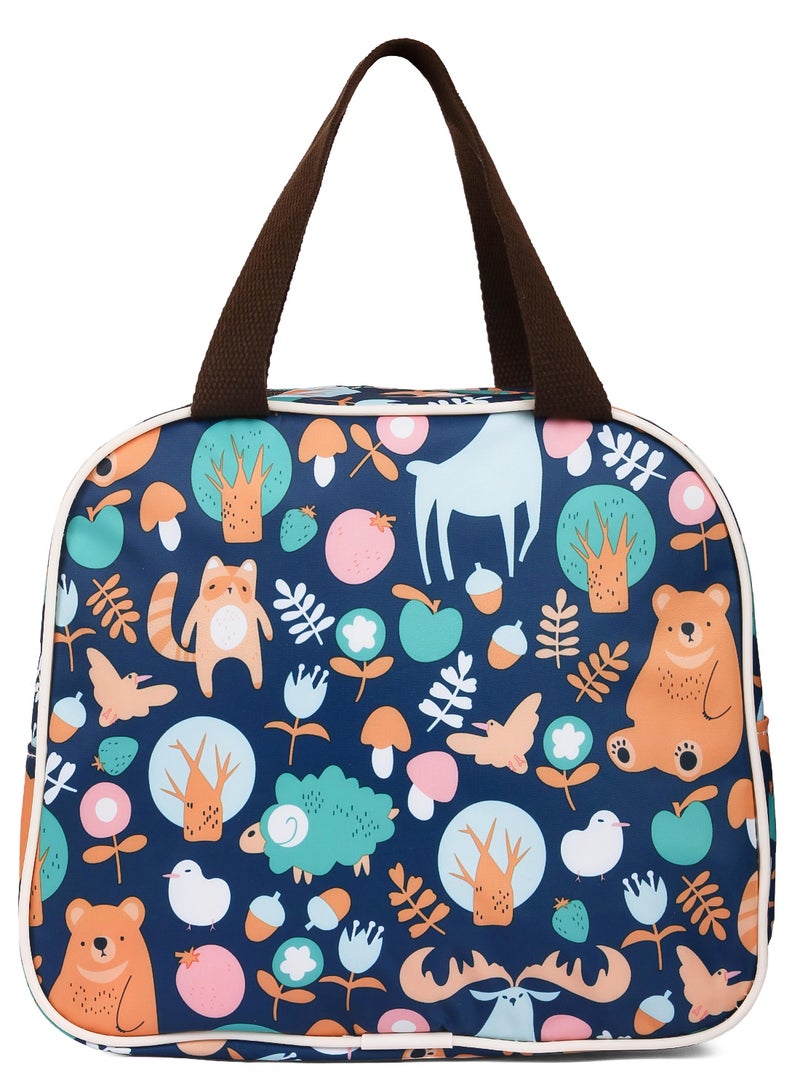 Eazy Kids حقيبة غداء باندا مع مادة متينة ومريحة - زرقاء - Image 2