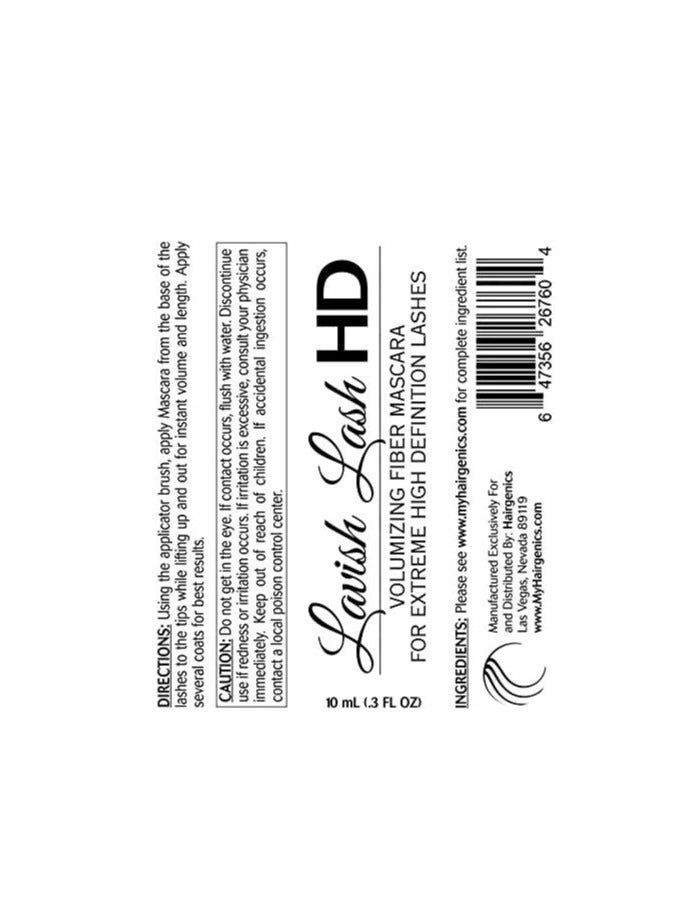 The Friendly Swede Lavish Lash HD by Hairgenics - Ultra-Premium Volumizing Fiber Mascara for Extreme High Definition Lashes. - Image 4