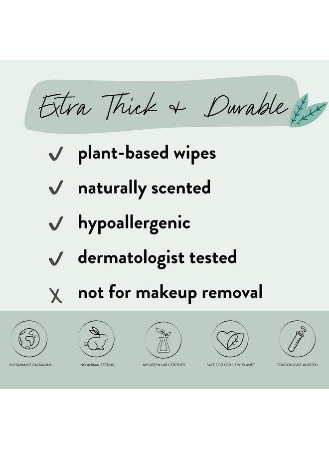 The Honest Company The Honest Company Calm + Cleanse Naturally Scented Wipes | Cleansing Multi-Tasking Wipes | 99% Water, Plant-Based, Hypoallergenic | Lavender, 60 Count  - Image 5
