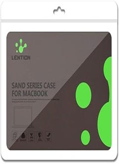 Lention For MacBook Pro 15-inch (2016) with Touch Bar (Model A1707) - LENTION Matte Anti-scratch Hard Plastic Case - Black 