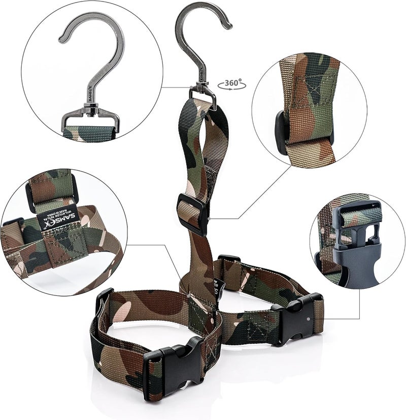 SAMSFX Fishing Wader Boot Hanger Adjustable Strap for Storage Drying - Image 3