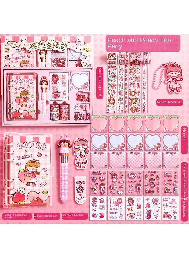 Bluejw Net Red Hand Ledger Box Cartoon Hand Ledger Complete Set Of Hand Ledger Children Primary School Birthday Suit - Image 1