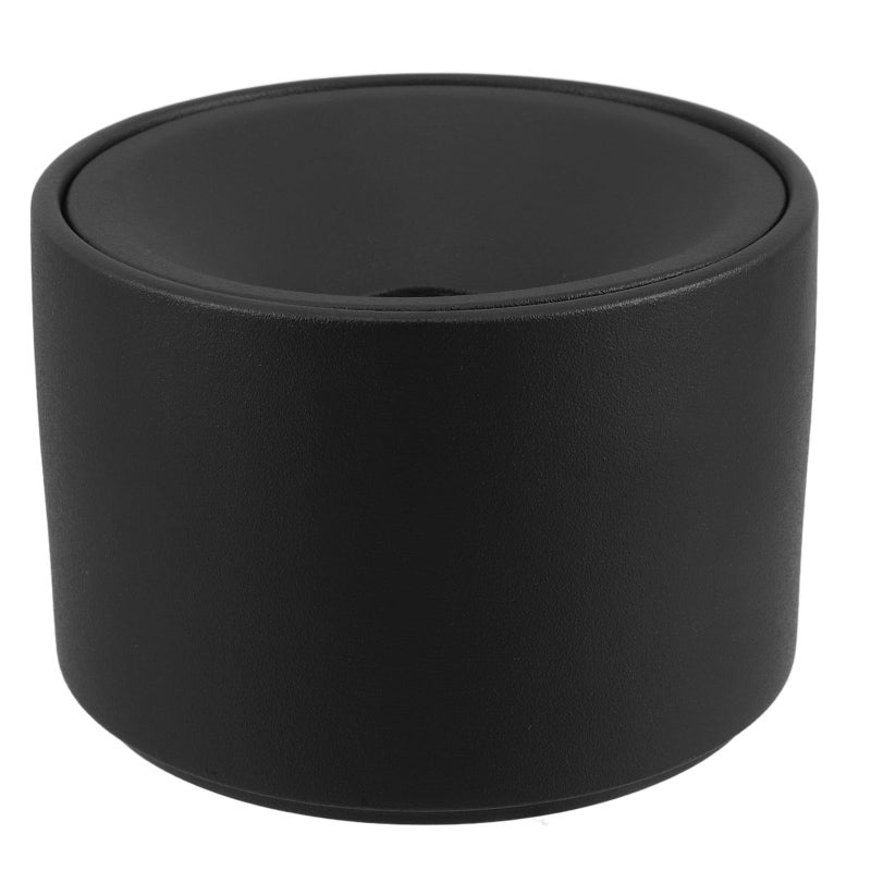 Large Ceramic Smokeless Ashtray With Lid Indoor Outdoor Use Black - Image 2