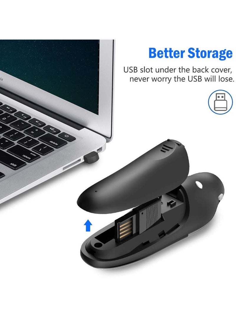غنافوتو جهاز عرض لاسلكي لجهاز عرض PowerPoint جهاز عرض عن بعد، RF 2.4GHz USB جهاز عرض PPT جهاز عرض PowerPoint لجهاز Mac، Keynote، الكمبيوتر، الكمبيوتر المحمول - Image 5