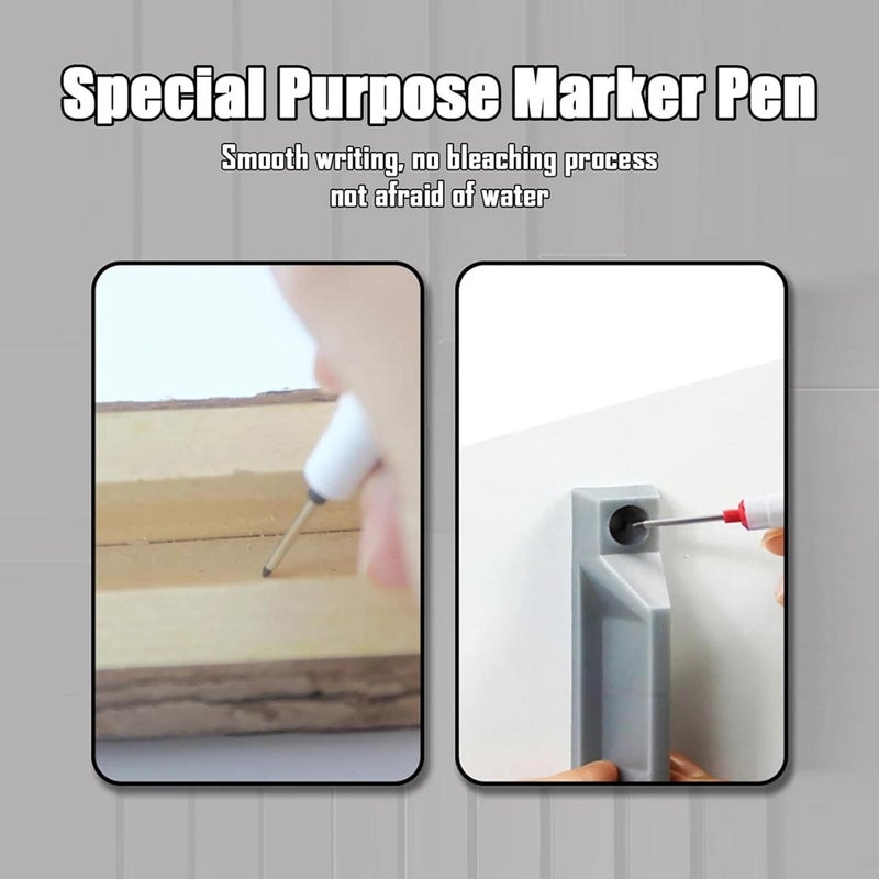 53 Arts Long Head Deep Reach Marker – 1PCS Precision Pen for Woodworking, Stone, Metal, and Hard-to-Reach Marking - Image 1