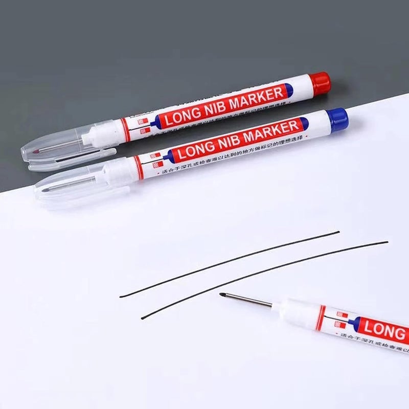 53 Arts Long Head Deep Reach Marker – 1PCS Precision Pen for Woodworking, Stone, Metal, and Hard-to-Reach Marking - Image 3