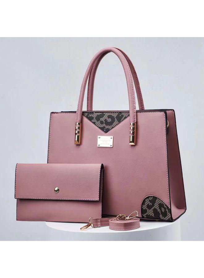 Dezia Letter Bag Casual Large Capacity Two-piece Handbag New Shoulder Messenger Bag Women's Fashion - Image 1