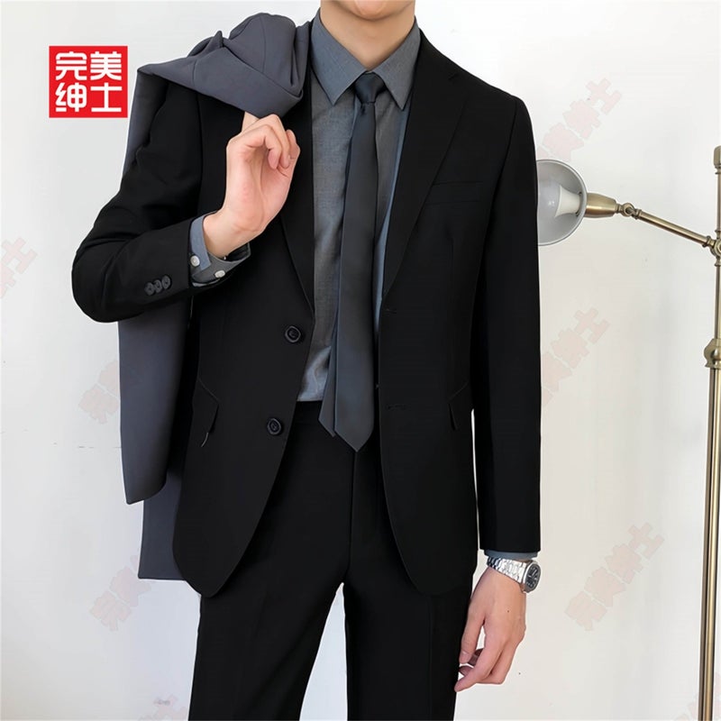 Perfect Gentleman Upgraded Suit Suit Men'S Suit Jacket Business Casual Professional Formal Dress Wedding Companion - Image 4