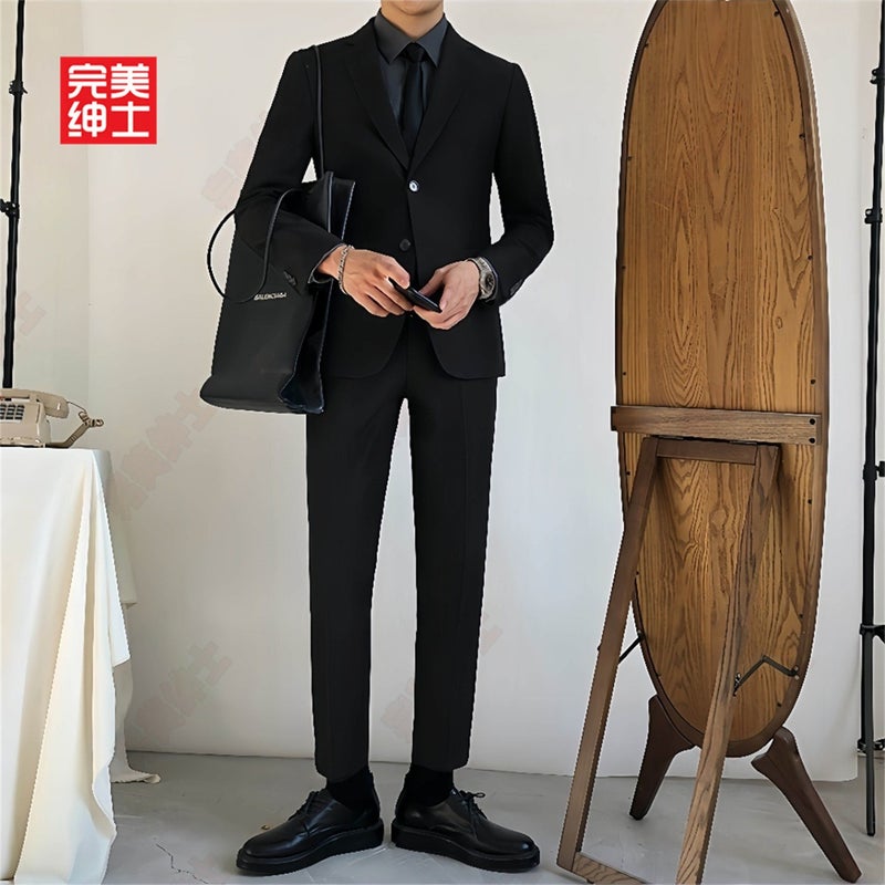 Perfect Gentleman Upgraded Suit Suit Men'S Suit Jacket Business Casual Professional Formal Dress Wedding Companion - Image 5