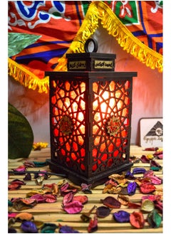 Egypt Antiques Ramadan lantern in its new form, the first rock salt lantern in Egypt, produced by Egypt Antiques, red color  - Image 1