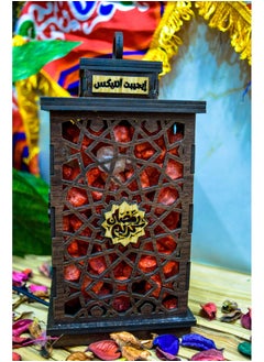 Egypt Antiques Ramadan lantern in its new form, the first rock salt lantern in Egypt, produced by Egypt Antiques, red color  - Image 3