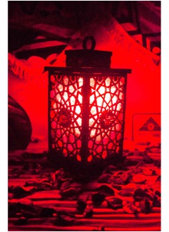 Egypt Antiques Ramadan lantern in its new form, the first rock salt lantern in Egypt, produced by Egypt Antiques, red color  - Image 4