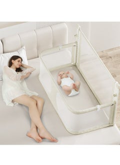 3 in 1 Baby Bedside Sleeper,Portable Crib,cosleeper for baby in bed,co sleeper bassinet attach to bed,breathable and visible mesh window,baby bed with rails,Easy to Assemble Cradle Stationary