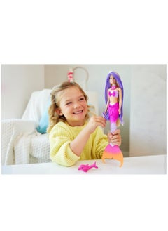 Barbie دمية باربي ماليبو حورية البحر متغيرة اللون  - Image 2