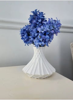3D Brothers Stylish Cross Hatch Pattern Modern Vase  - Image 3
