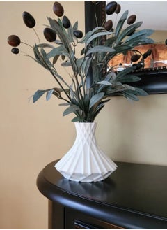 3D Brothers Stylish Cross Hatch Pattern Modern Vase  - Image 5