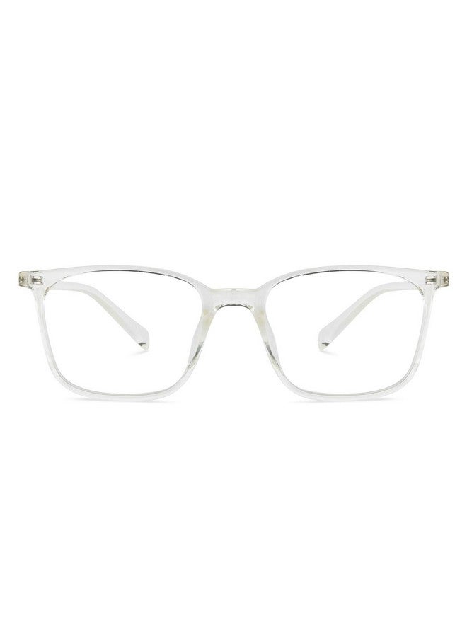 LENSKART BLU | Zero Power Blue Cut Computer Glasses | Gaming Glasses | Anti Glare, Lightweight & Blocks Harmful Rays | UV Protection Specs | Men & Women | Medium | LB E13526 - Image 1