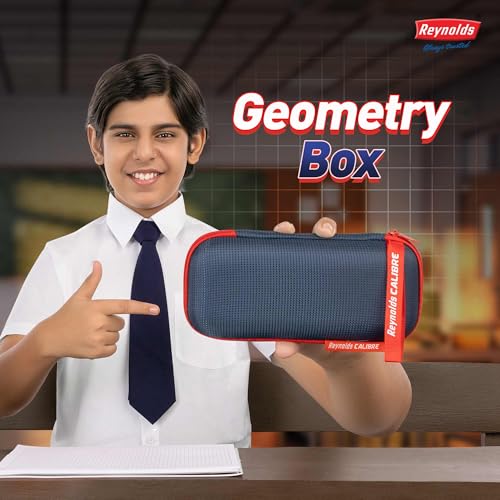 Reynolds Zinc Geometry Box | Instrument Box | Pencil Box | Rust Resistant Instruments, Multicolor - Image 4