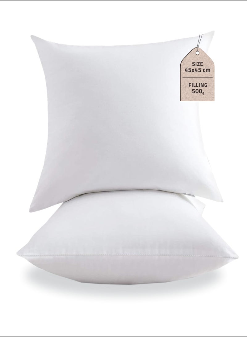 Donetella 2-Piece Ultra Soft Cushion Insert 45 x 45 CM - Image 1