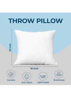 Donetella 2-Piece Ultra Soft Cushion Insert 45 x 45 CM  - Image 3