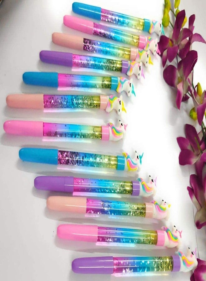 GLAZU مجموعة أقلام جل لامعة جميلة للأطفال من GLAZU Unicorn Collection، 6 قطع (عبوة من 6 أقلام) - Image 5