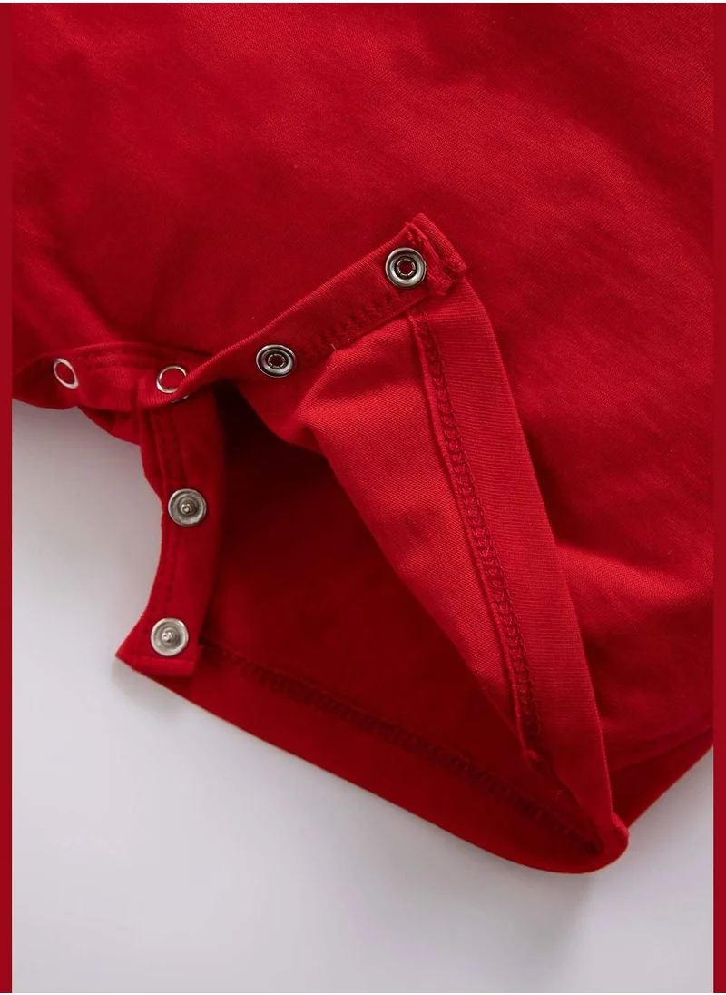 ديفاكتو 2 Pack BabyBoy Snoopy Licenced Envelope Neck Knitted Overalls