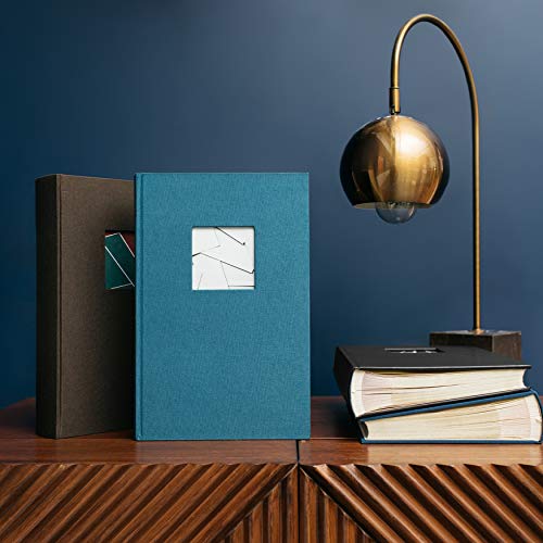 Kolo Hudson 3up Photo Album, Holds 300 4x6 Photos, Ideal for Weddings and Baby Books, Black Leather - Image 5