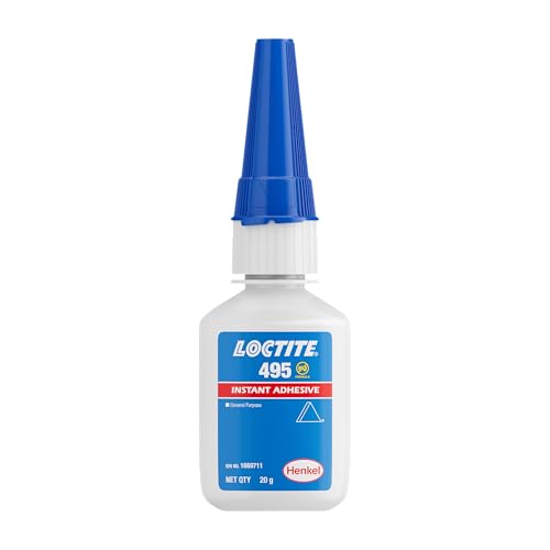 Loctite 495 Instant Adhesive 20g | Transparent | General Purpose | Fast Moisture Cure | Bonds Metal, Plastic, Rubber | Low-viscosity - Image 1