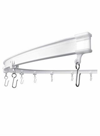 Flexible Bendable Curtain Track, Curved Ceiling Track for Curtains, Room Dividing Ceiling Track System (10ft) - pzsku/Z9194D427B801795737DCZ/45/_/1698634920/d4070a0c-8cbc-4f69-9b86-0c5b88ead0ed