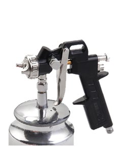 KSEIBI Suction Spray Gun Junior, Size 180mm, Professional Air Spray System for Car Furniture Fence Wall, and machines, Suitabl for Spraying Oil-Based or Latex Paints (Silver & Black).  - Image 4