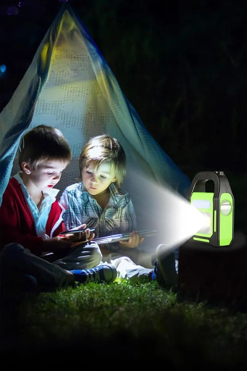 Pikas HB-9707A-1 3-Stage USB Output Rechargeable Solar Lamp