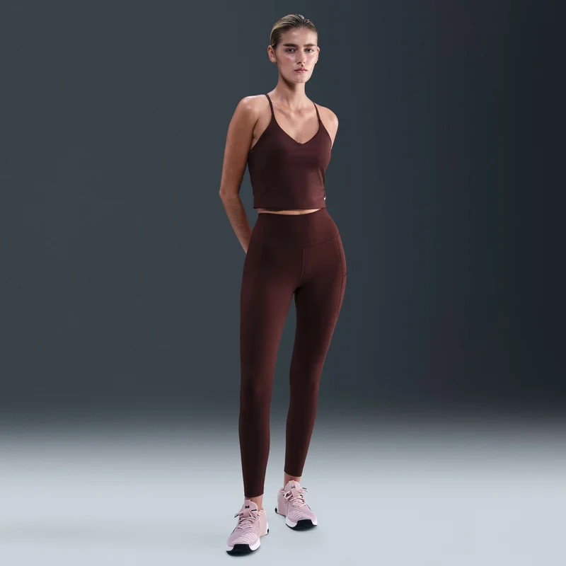Nike Pink Women's One Dri-FIT 7/8 Training Leggings for Women | Best Price UAE