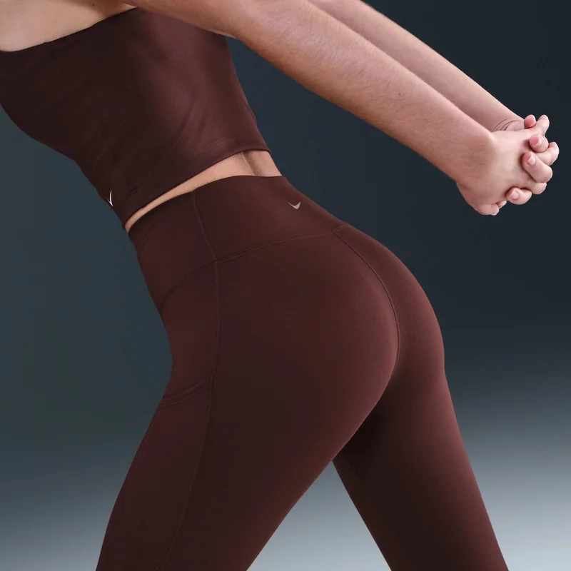 Nike Pink Women's One Dri-FIT 7/8 Training Leggings for Women | Best Price UAE