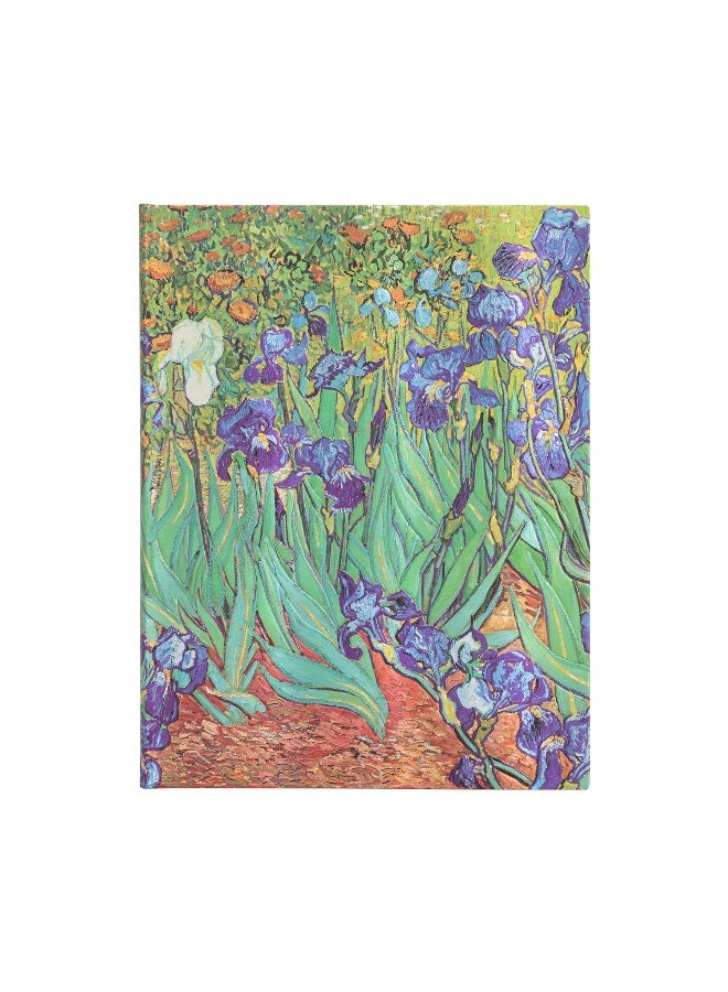 Van Gogh’s Irises Ultra Unlined Hardcover Journal - Image 1