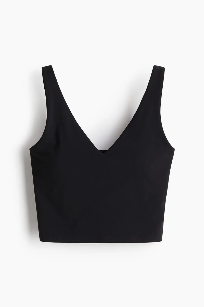 H&M  Medium Support Yoga bra with SoftMove™ Lycra® for Women | Best Price UAE