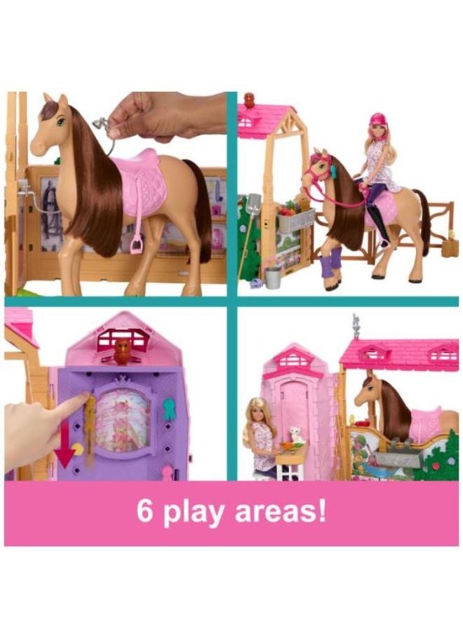 Barbie Barbie Mysteries: The Great Horse Chase Stable Playset With Doll, Toy Horse & Accessories  - Image 3