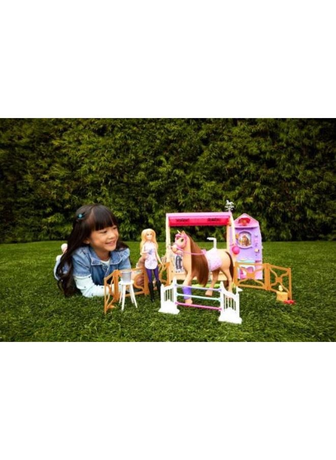 Barbie Barbie Mysteries: The Great Horse Chase Stable Playset With Doll, Toy Horse & Accessories  - Image 5
