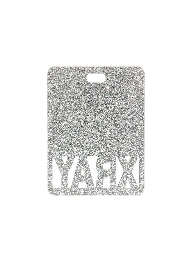 ASVP Shop X-RAY Badge Buddy - Glitter ID Card Holder for Nurses - Nursing Accessories and Gifts (Silver, Square) - Image 4