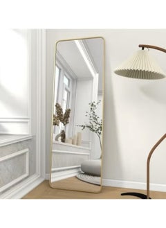 Aluminum Alloy Frame Floor Mirror With Stand Gold 145x35 - pzsku/Z9195DBF281D770B3C8CDZ/45/_/1740493233/4e480f66-c829-4226-896a-311672b096e6