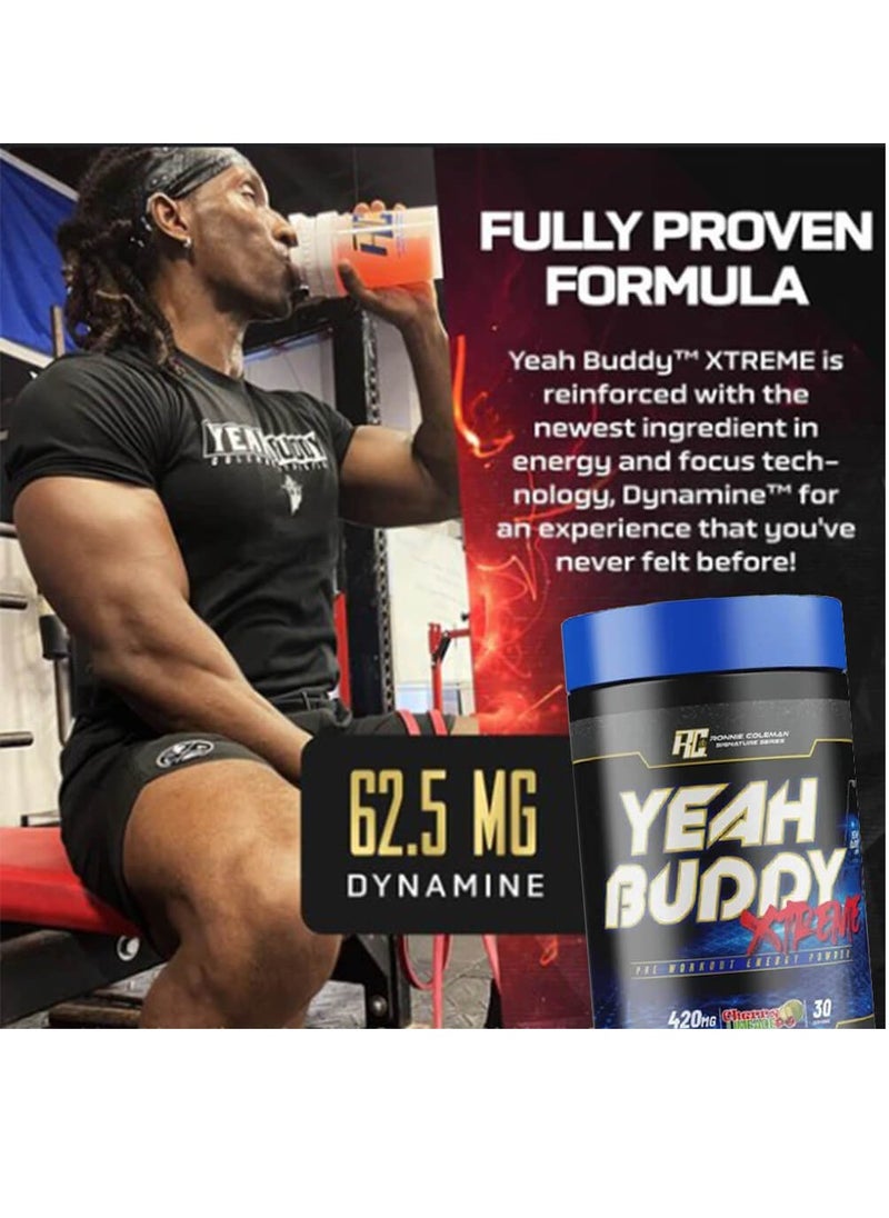 RONNIE COLEMAN Ronnie Coleman, Yeah buddy Xtreme, Cherry Limeade, 129g, 30S  - Image 2