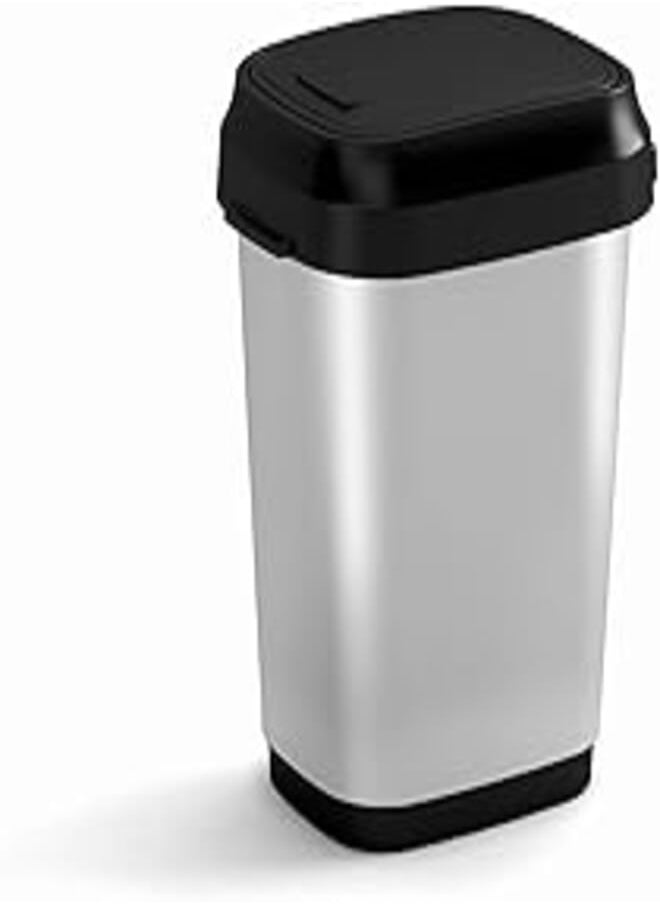 KIS - Kis Dual Swing S Bin Steel color 10L 19x25x32H - Image 1