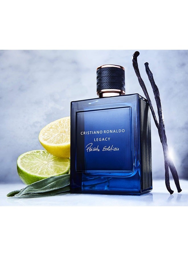 CR7 Cristiano Ronaldo Legacy Private Edition - Bold And Sensual Fragrance For Men - Luxurious, Bold And Sexy Scent - Woody And Warm Aroma - Perfect For A Romantic Evening - Long Lasting - 3.4 Oz EDT Spray  - Image 4