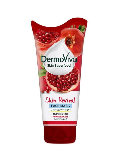 DermoViva Skin Revival Pomegranate Face Mask - 150 ml