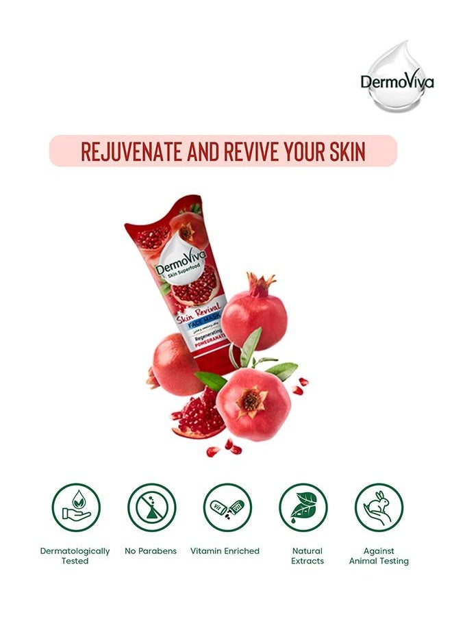 DermoViva - DermoViva Skin Revival Pomegranate Face Mask - 150 ml - Image 1