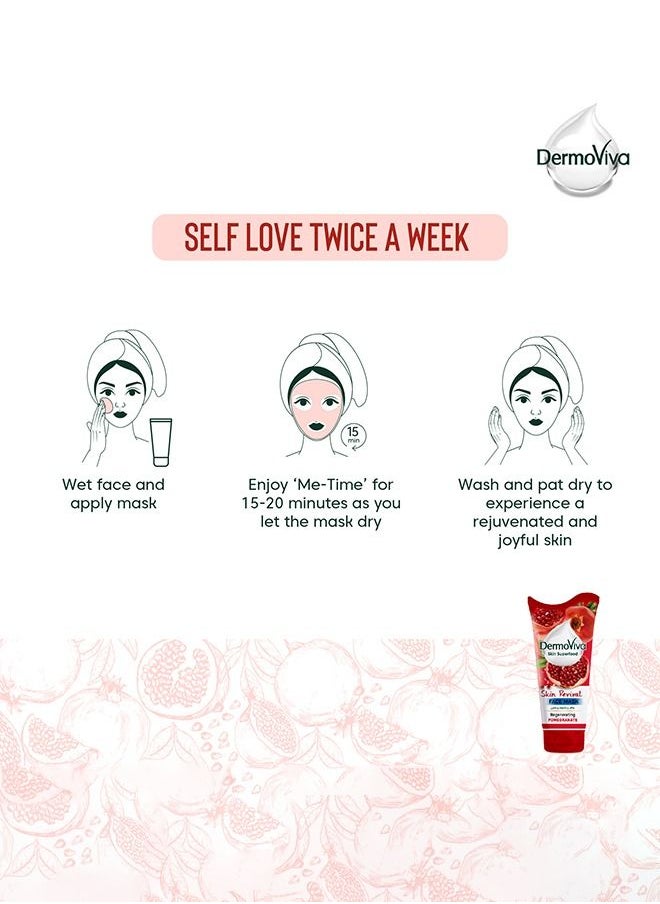 DermoViva - DermoViva Skin Revival Pomegranate Face Mask - 150 ml - Image 1