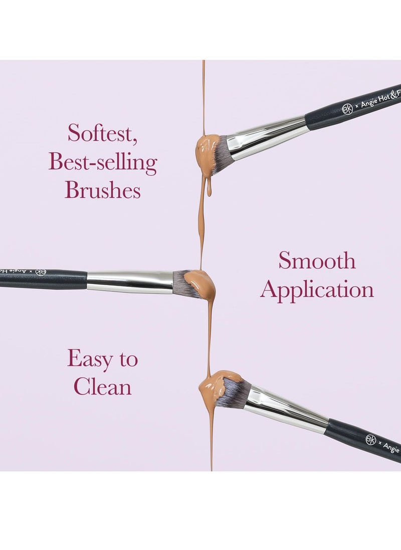 BK BEAUTY - BK Beauty Brushes - Angie hot & flashy A506 concealer - Viral Kitten Paw Face Brush - Under-Eye Concealing and Contouring - Makeup Brushes - Image 1