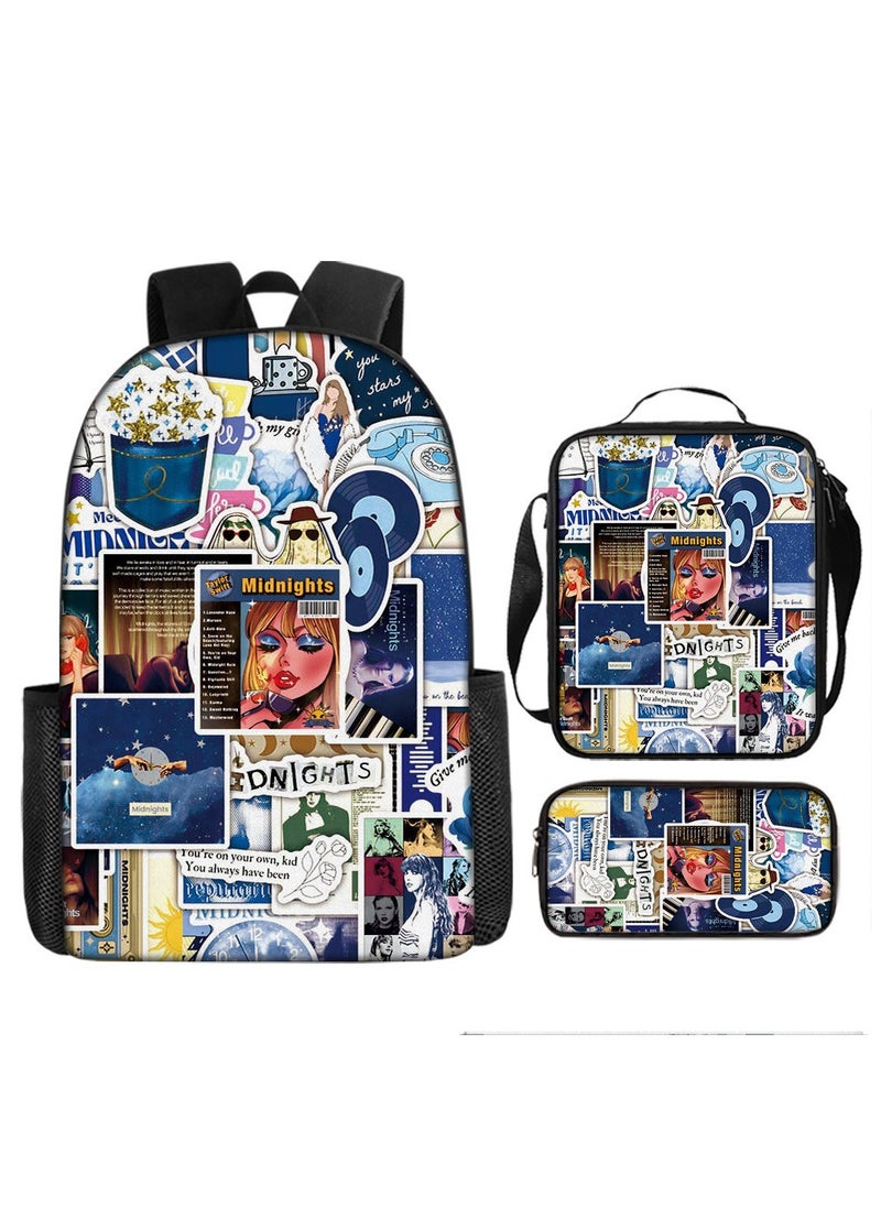 Taylor Swift Taylor Swift Student School Bag Cartoon Character Backpack 29*16*42 cm 