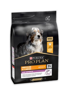 PURINA Medium and Large Adult 7+ Age Defence Chicken Dog Food - 3KG  - Image 1