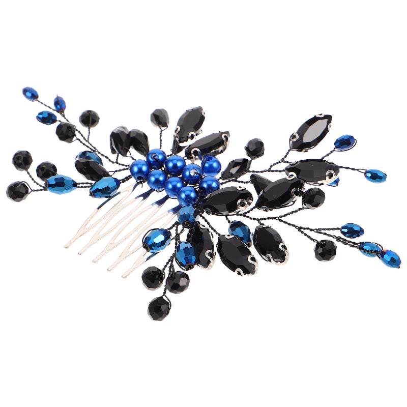 Vintage Bridal Hair Comb With Crystal And Wedding Brides Headpiece Retro Hair Accessory For Formal Occasions And Parties - Image 1